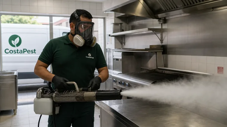 Tratamiento de nebulización de CostaPest en Castelldefels